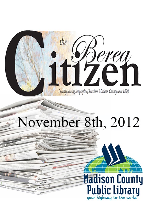 Title details for The Berea Citizen 2012 11/08 by Berea Publishing, Inc - Available